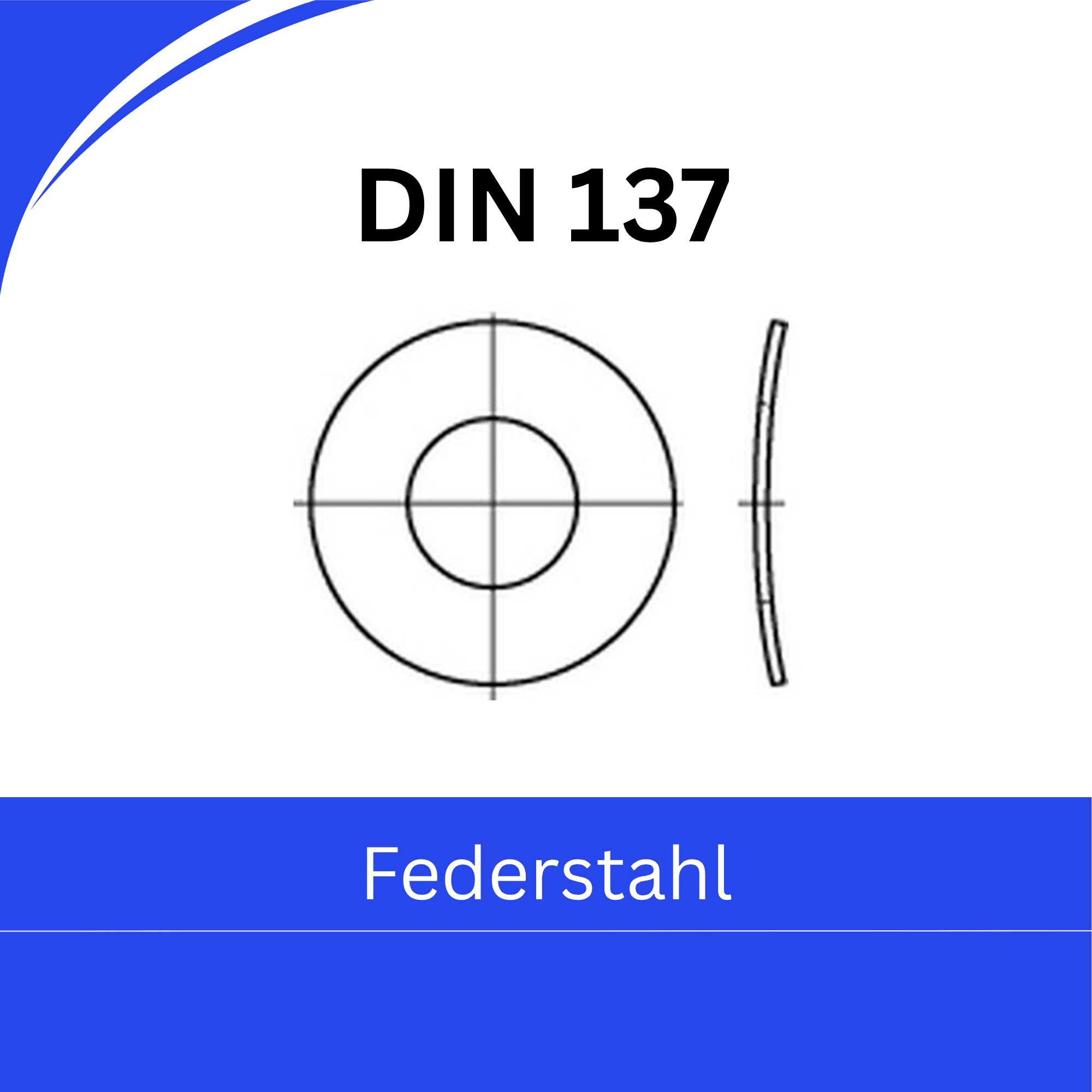 Bild für Kategorie ➤ Kategorie: DIN 137 Federscheiben (Federstahl)